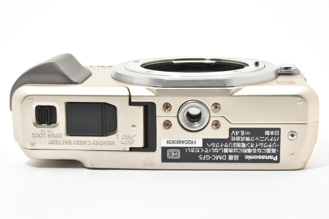 美品 パナソニック DMC-GF5 ミラーレスデジタルカメラボディ ゴールド