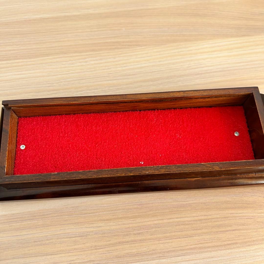 レトロ　木製　テープカッター　マルチカッター　小物入れ