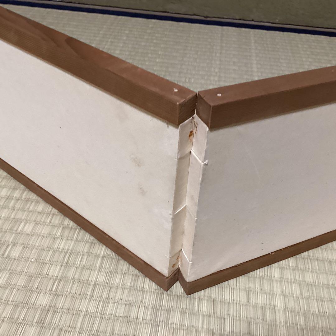 風炉先　高さ18.5cm位　長い横91cm位　短い横45.5cm位