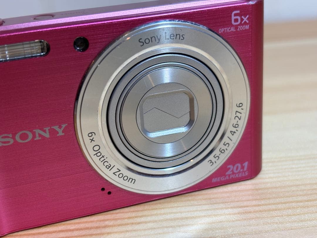箱付き　SONY DSC-W810 ピンク 20.1メガピクセル