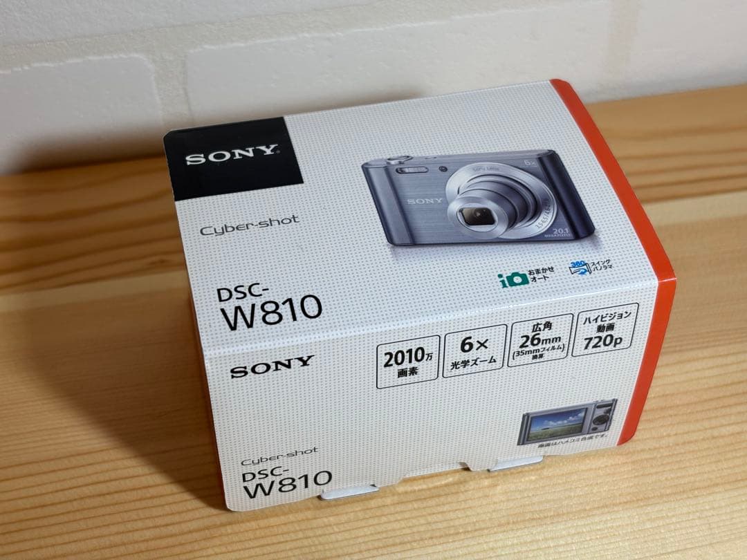 箱付き　SONY DSC-W810 ピンク 20.1メガピクセル