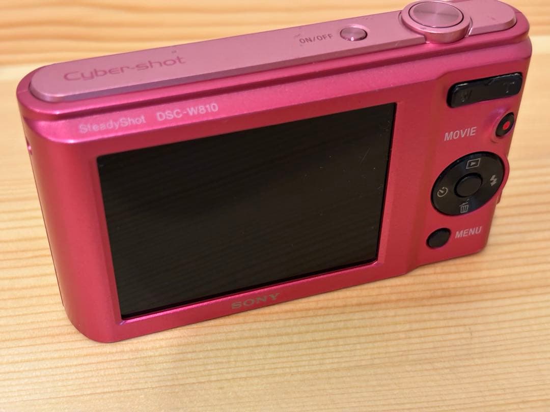箱付き　SONY DSC-W810 ピンク 20.1メガピクセル