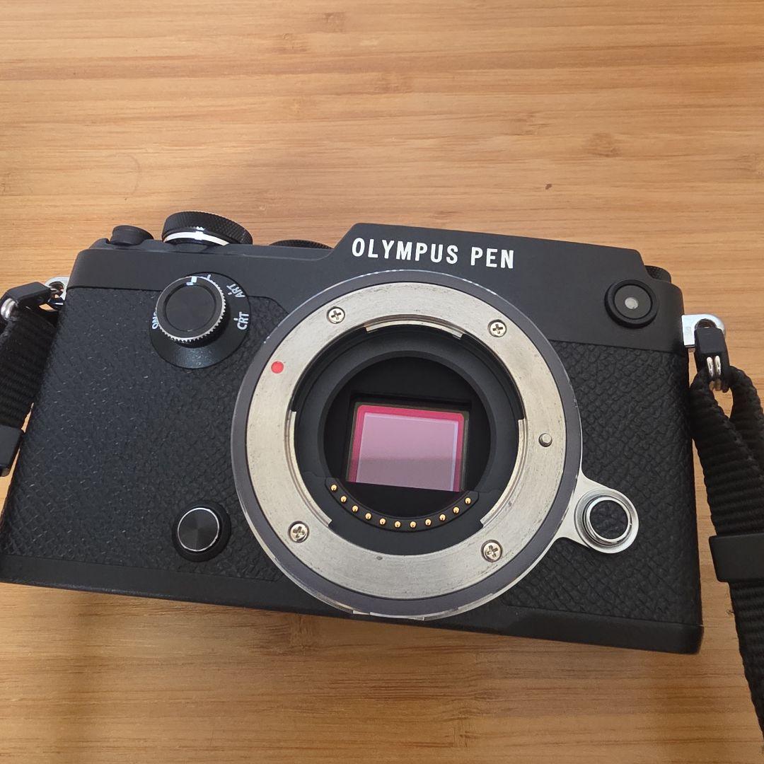 OLYMPUS PEN-F BLACK ミラーレス一眼　レンズ４本