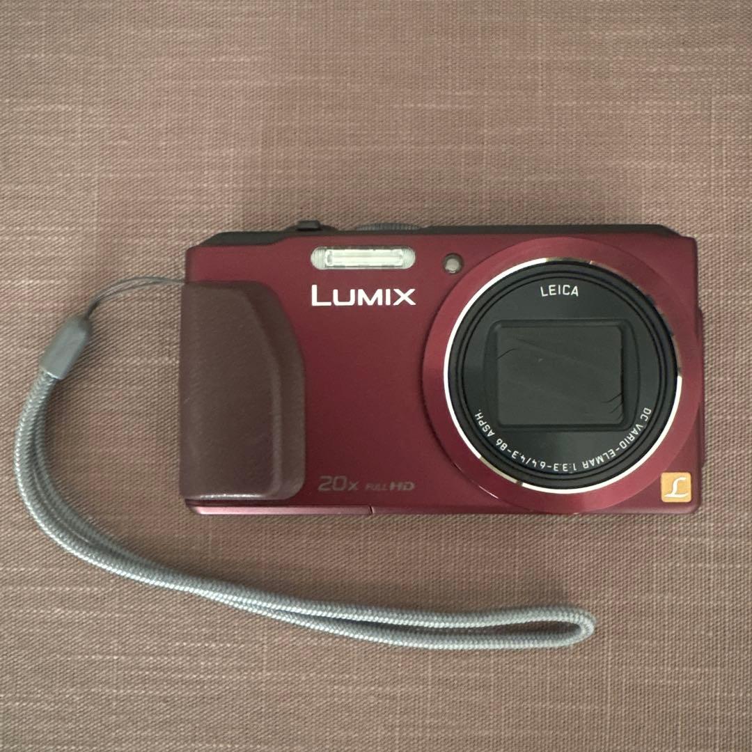 美品　Panasonic LUMIX DMC-TZ40 レッド　デジタルカメラ