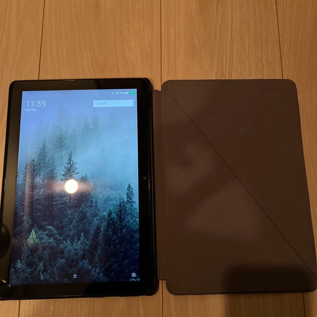 第11世代Fire HD 10 32GB ブラック純正カバー(チャコールブラック