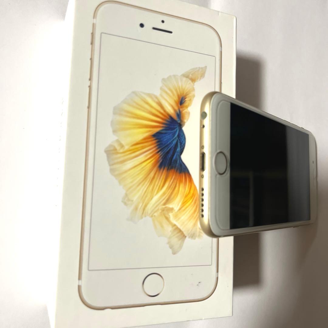 美品 iPhone6s 本体と付属品一式128GB ゴールド SIMフリー