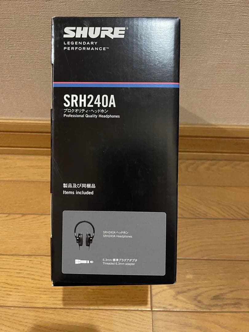 SHURE SRH240A プロフェッショナルヘッドフォン