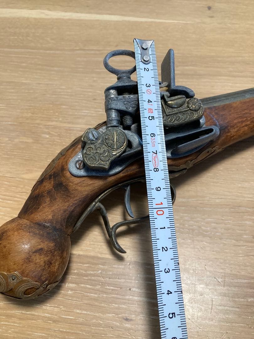 西洋火縄銃 装飾銃　古式銃 フリントロック式アンティークピストル