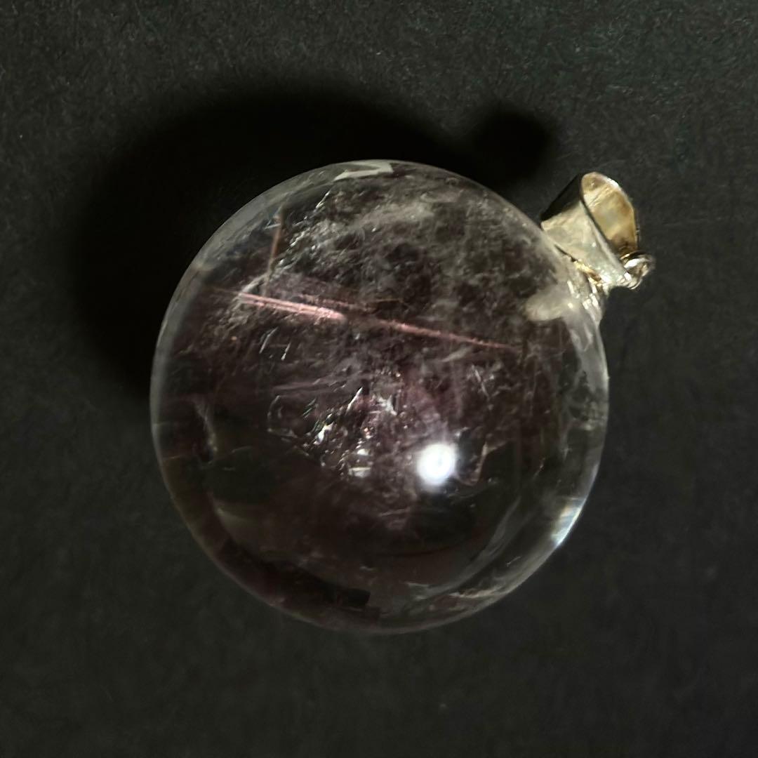 レッドエンジェルラダー ペンダントトップ 天然石①22.8mm