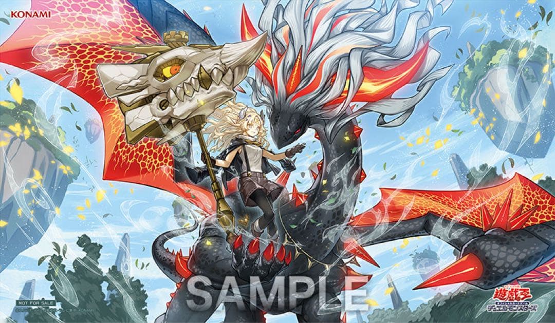 黒き竜のエクレシア 公式 プレイマット ランキングデュエル 遊戯王 1枚