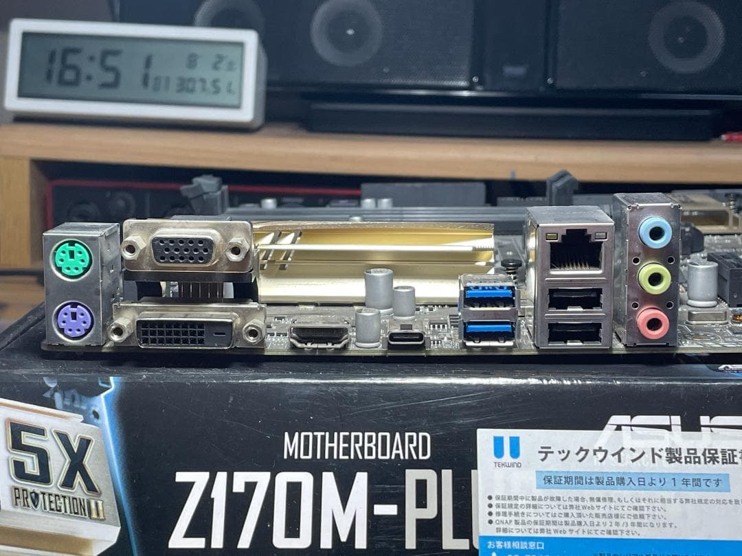 i5-6600K/Z170M-PLUS/手裏剣リビジョンB