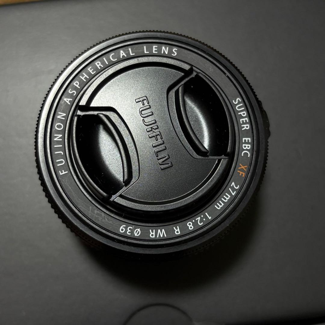 FUJIFILM XF27mmF2.8 R WR レンズ