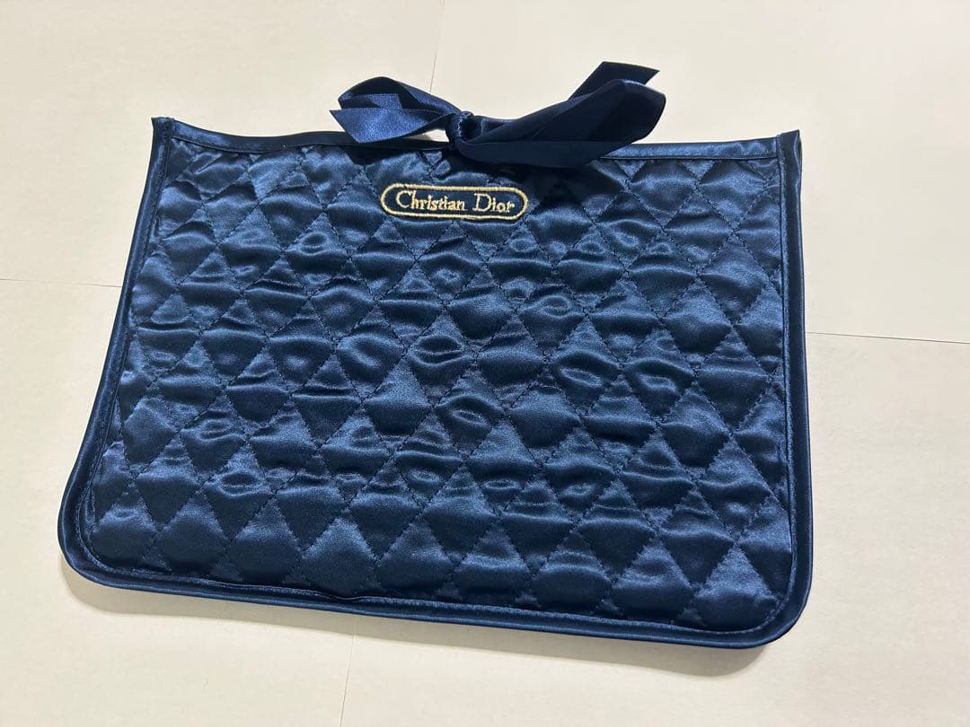 Christian Dior ヴィンテージ ミラー ロゴ入り ケース付き 非売品