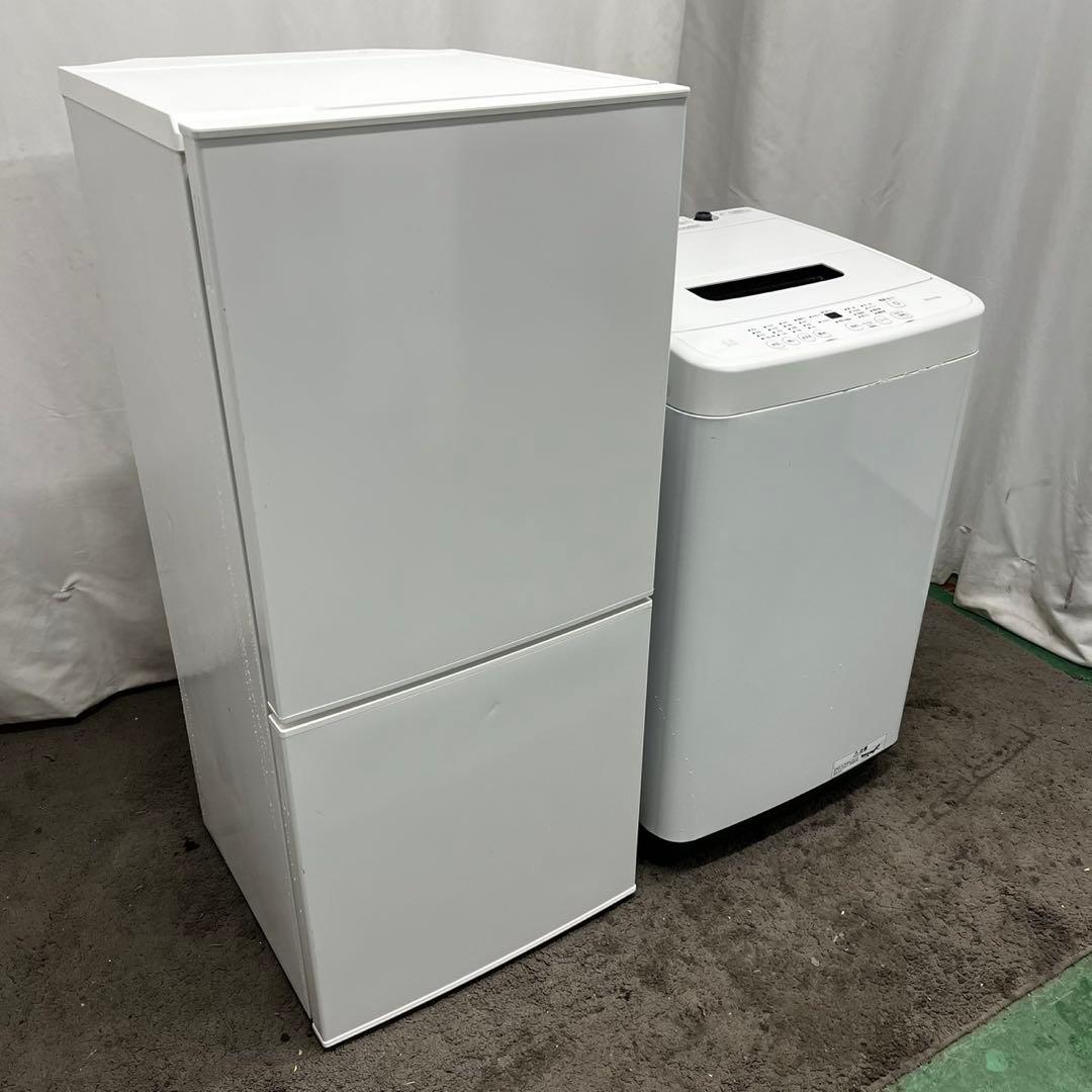 183　家電セット　洗濯機　冷蔵庫　小型　白　おすすめ　設置無料　単身　安い‼️