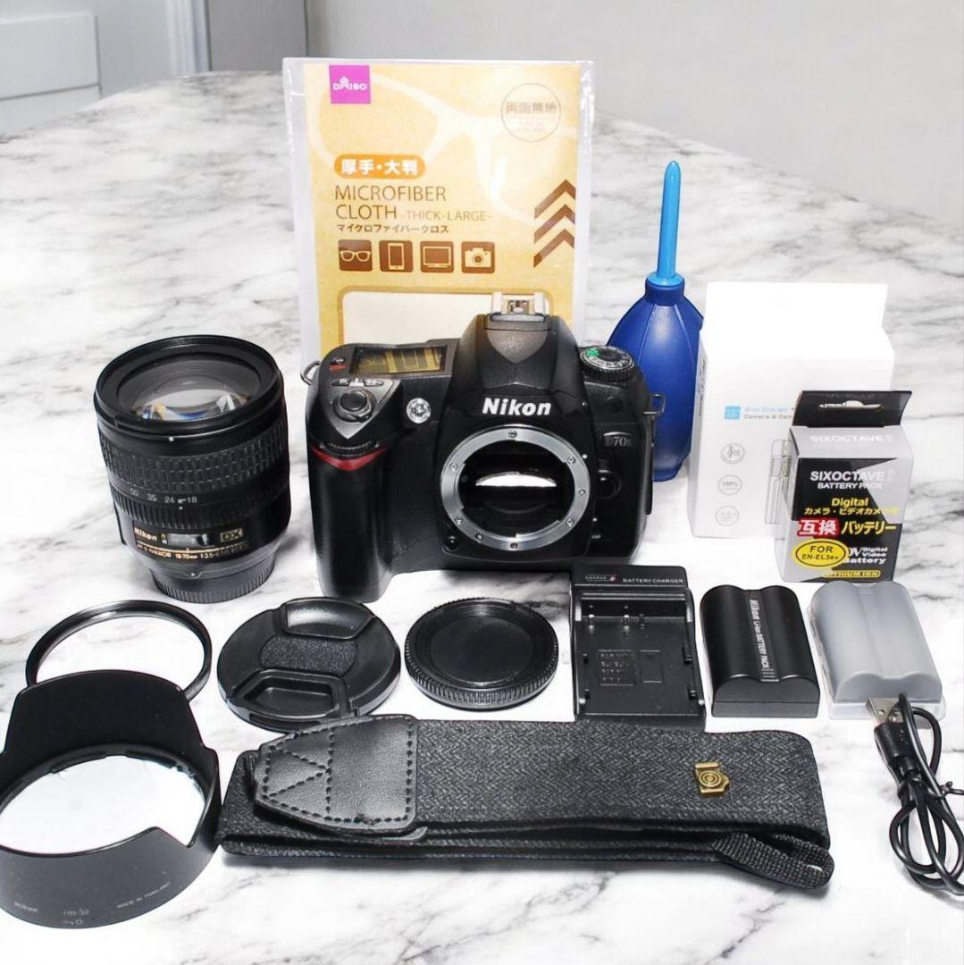 ♥名機CCDモデル♥Nikon D70s♥高画質一眼レフ 人気モデル 動作良好