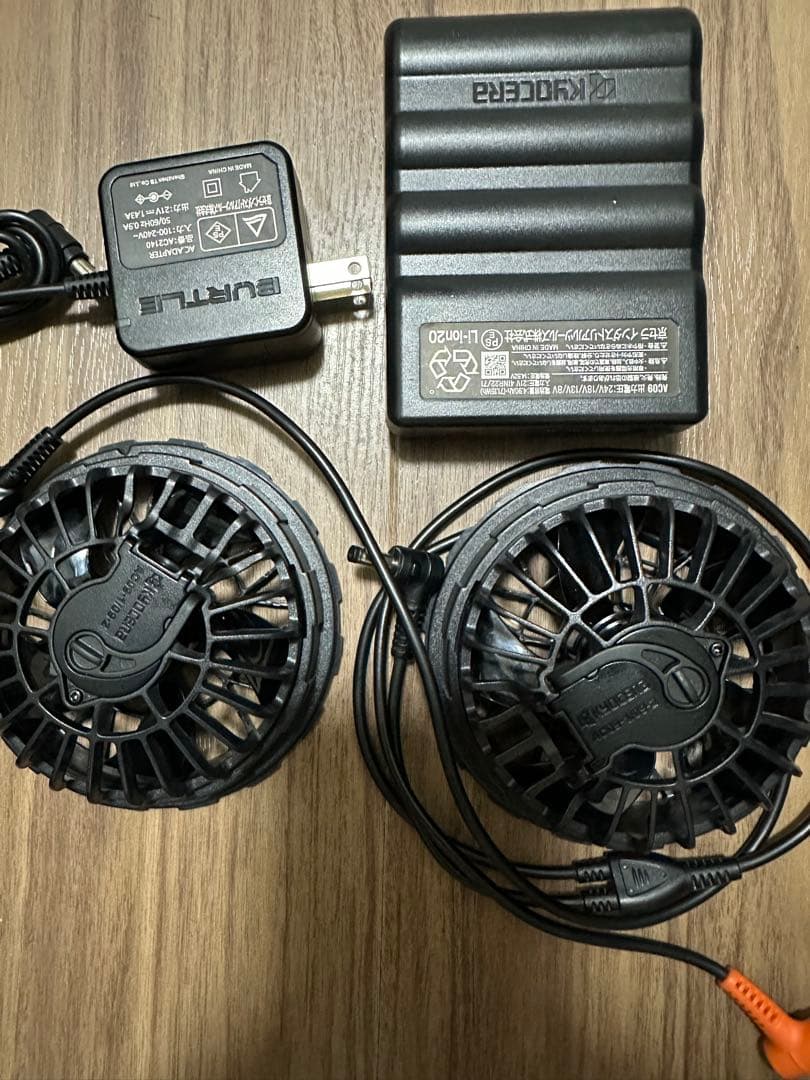 バートル空調服バッテリーファンセット24v