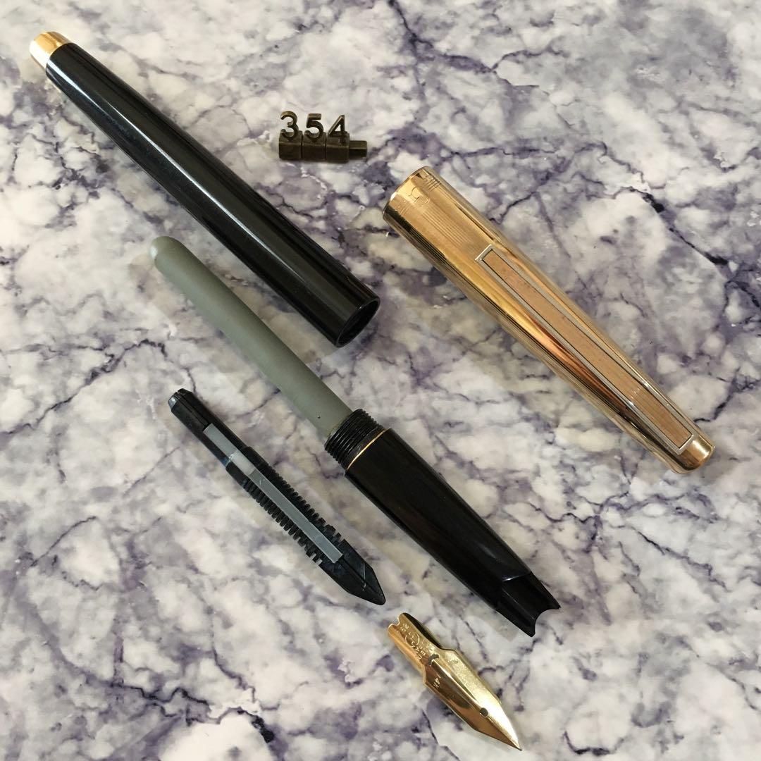 #354 オーバーホール済 レア 万年筆 パイロット PILOT 14k