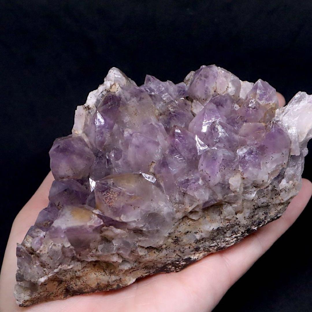 アメジスト 紫水晶 クォーツ 624.6g AMT310 鉱物　原石　天然石