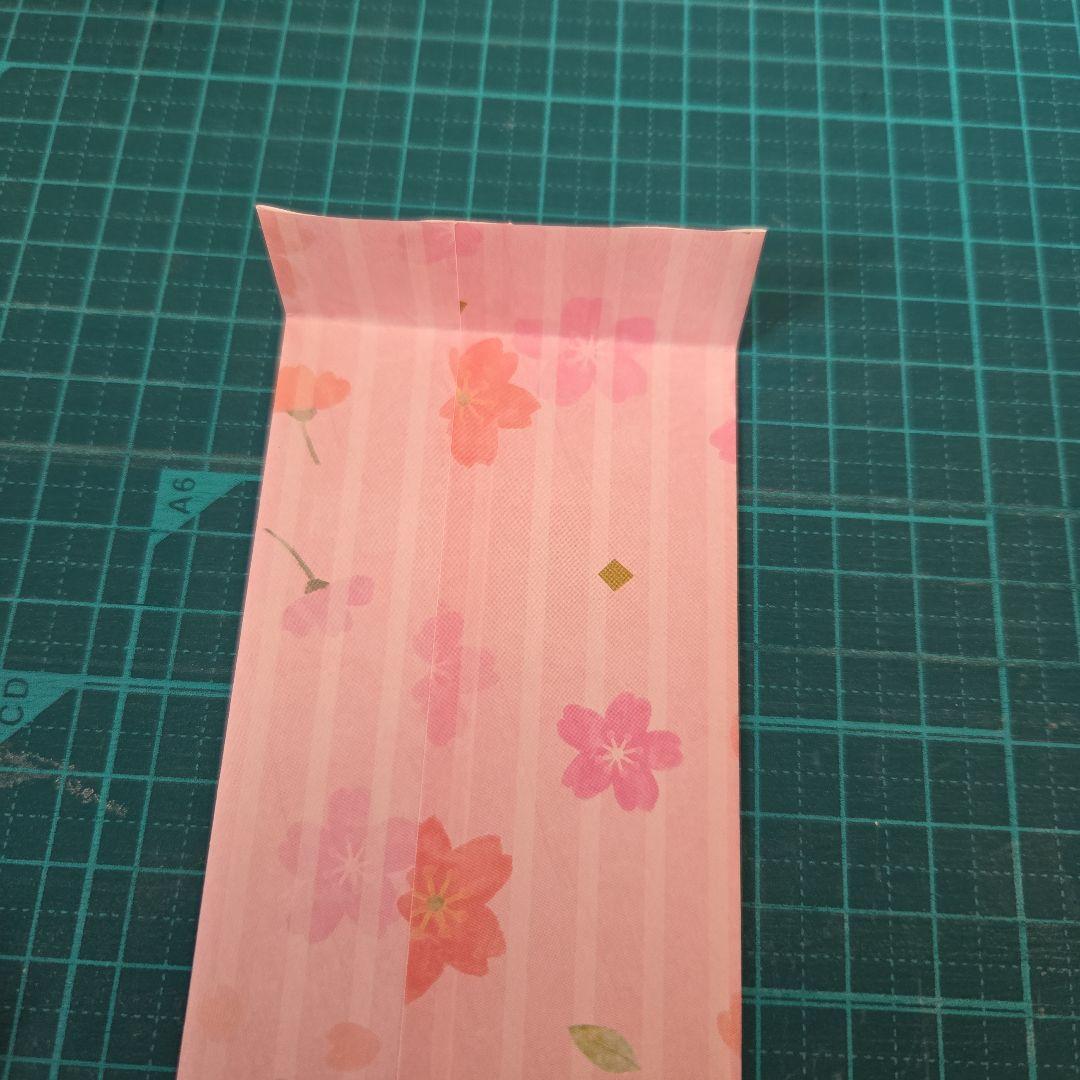 現品限り！鉛筆2〜3本よう　ミニ紙袋✿さくら柄✿（ハンドメイド)　24枚