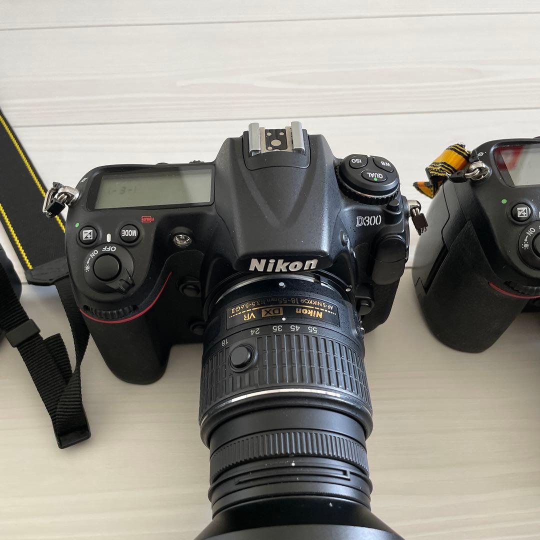 Nikon canon カメラ レンズ　ストロボセット