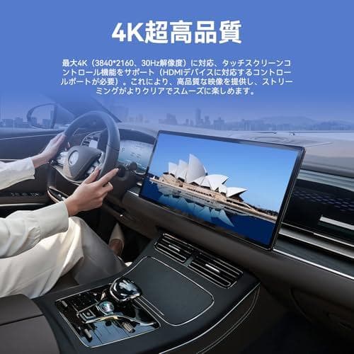 HDMIマルチメディアアダプター、HDMI入力、ワイヤレスCarPla_corg