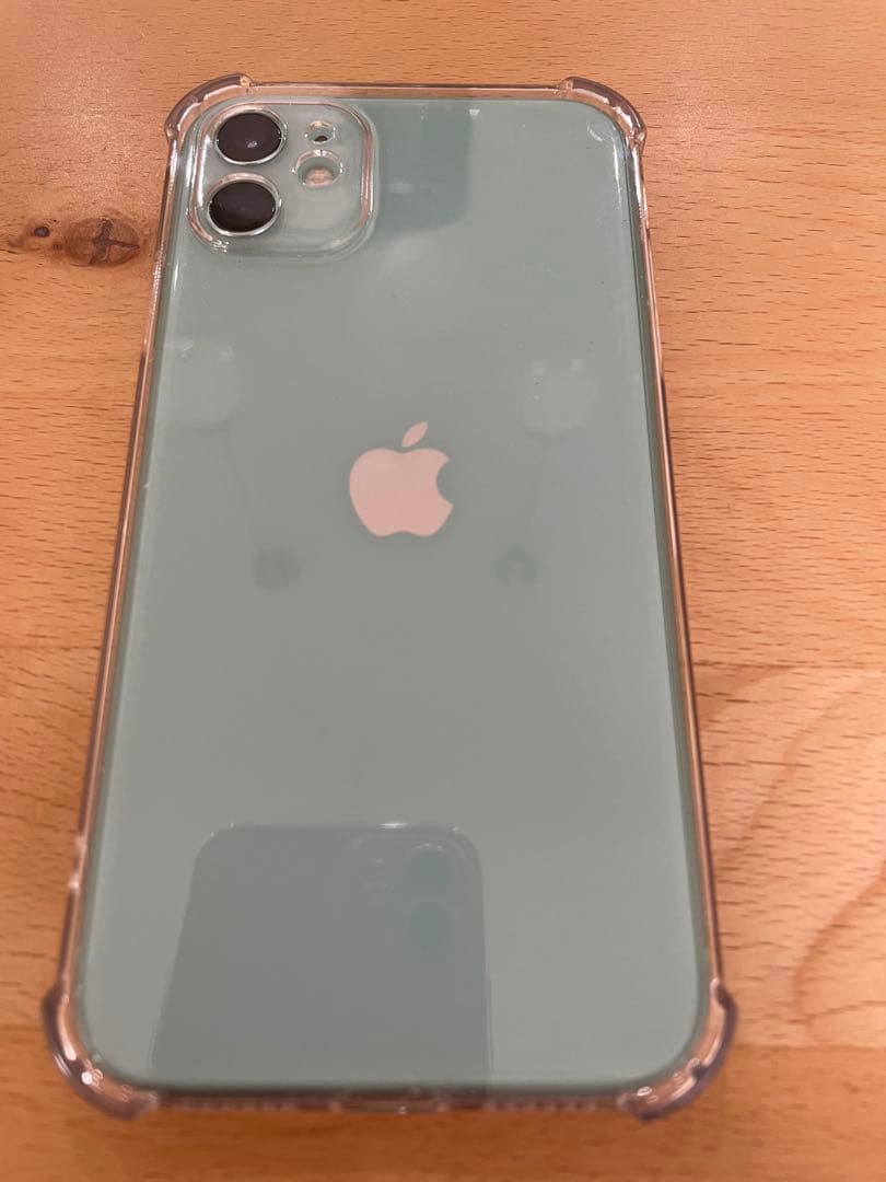 iPhone11 カバー、新品ガラスフィルム付き最大容量88%