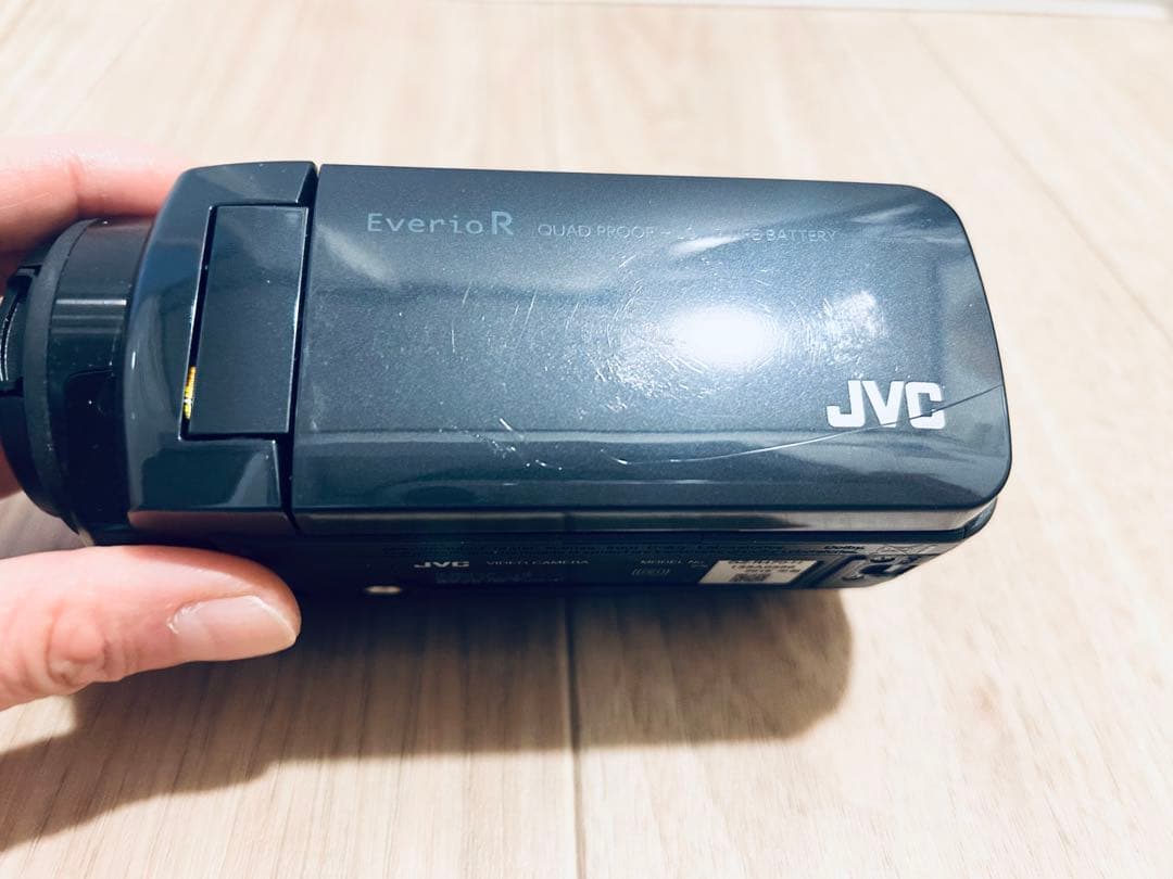 JVC Everio R ビデオカメラ 本体 GZ-R470 アイスグレー