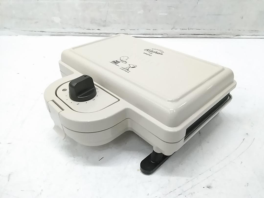 ブルーノ ホットサンドメーカーダブル スヌーピー BOE069-ECRU ●