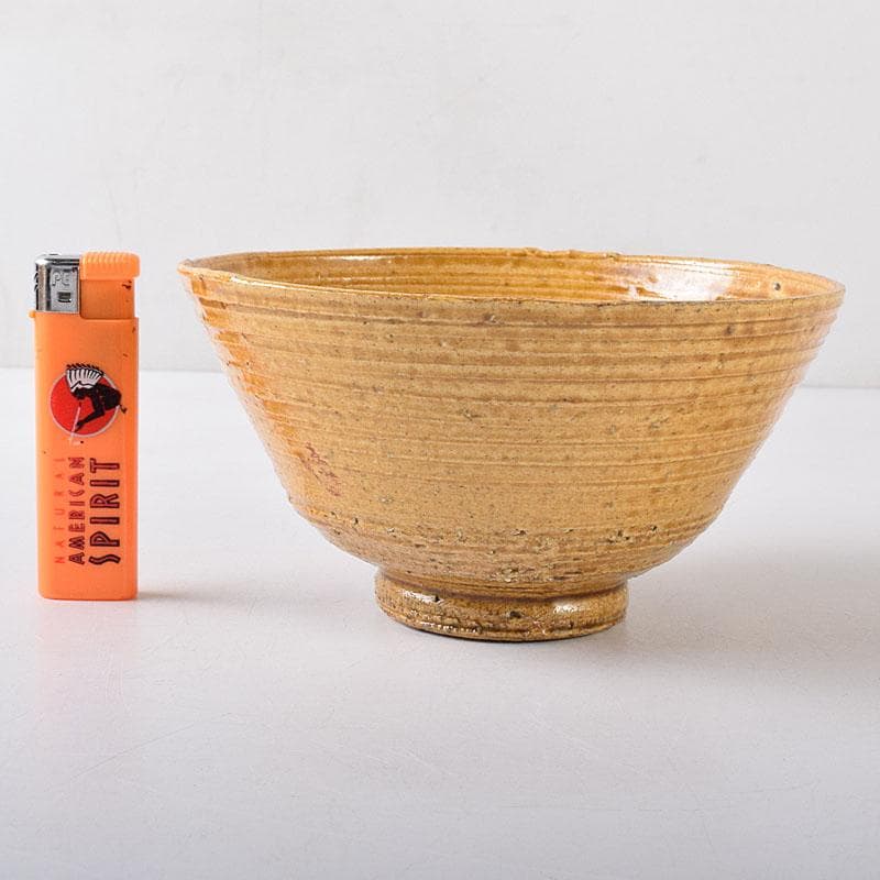 茶道具　中村正彦作　伊羅保茶碗　銘和敬　前大徳　高橋悦道極め箱　C　8181