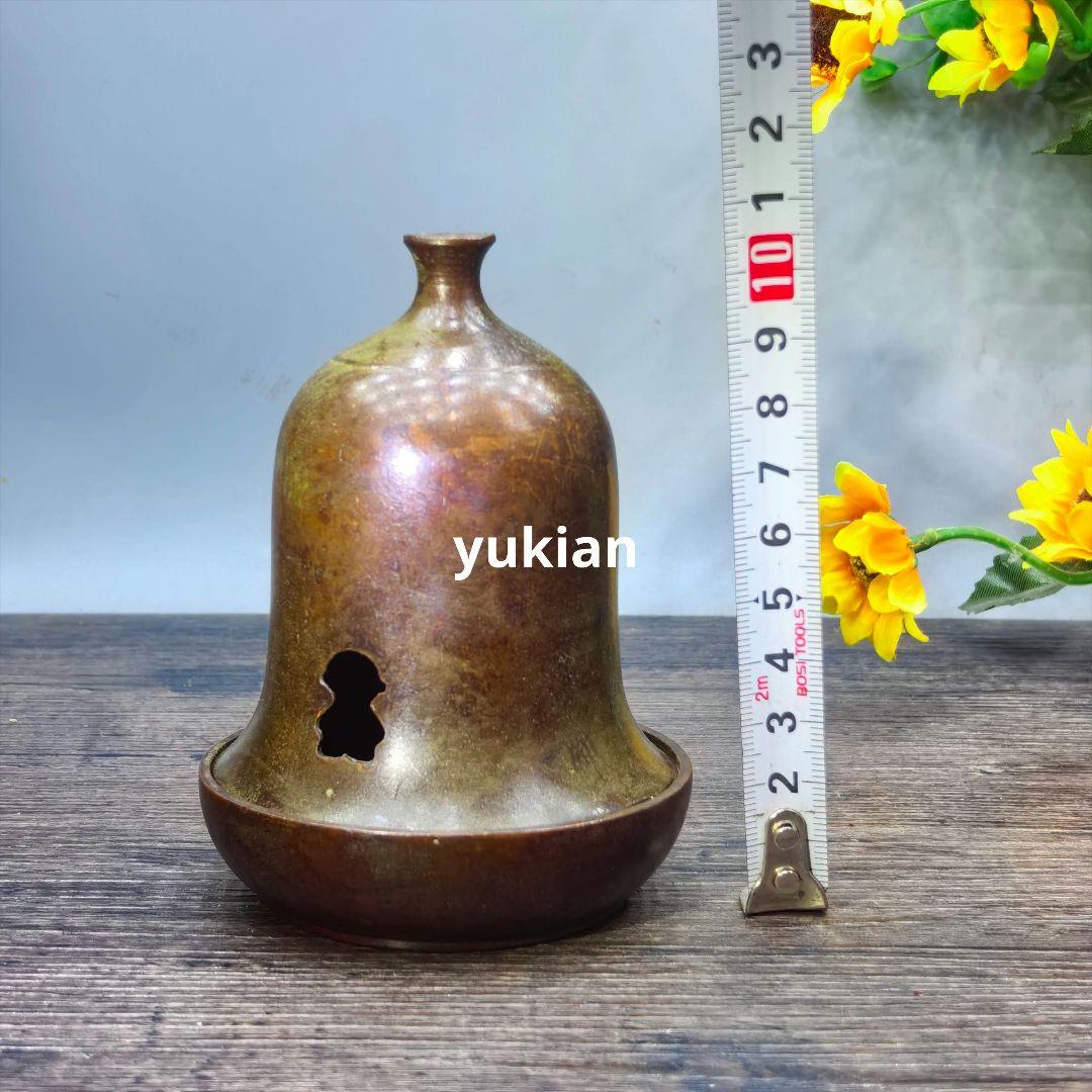 銅細工 香薰炉 观烟香炉 熏香炉 茶道 摆件 装飾品 工芸品 美術品