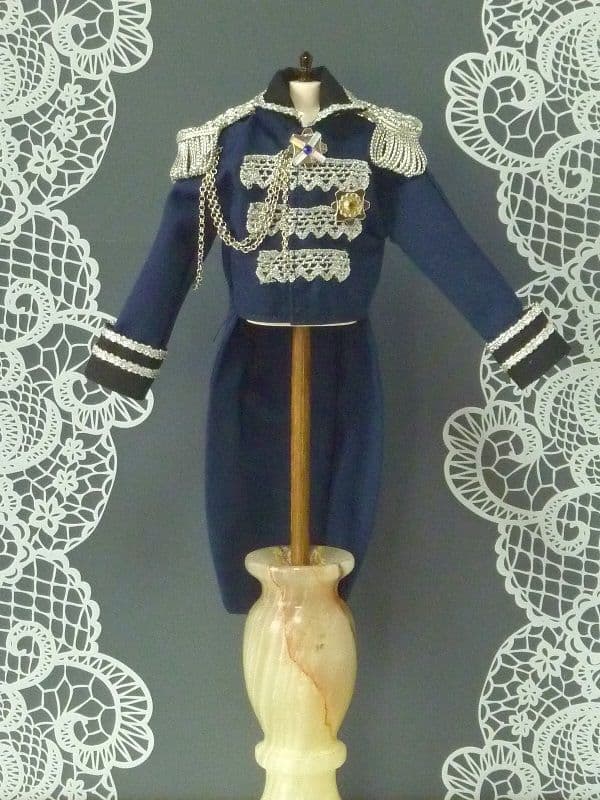 宝塚歌劇 男役衣装風 『アンドレ紺色軍服』
