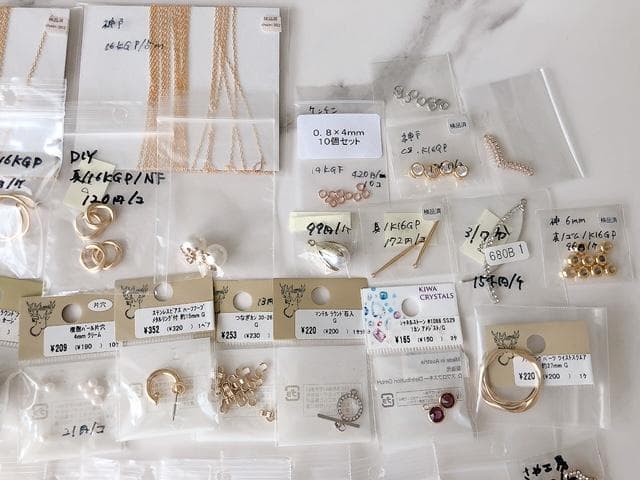 ハンドメイドアクセサリパーツ　まとめ売り