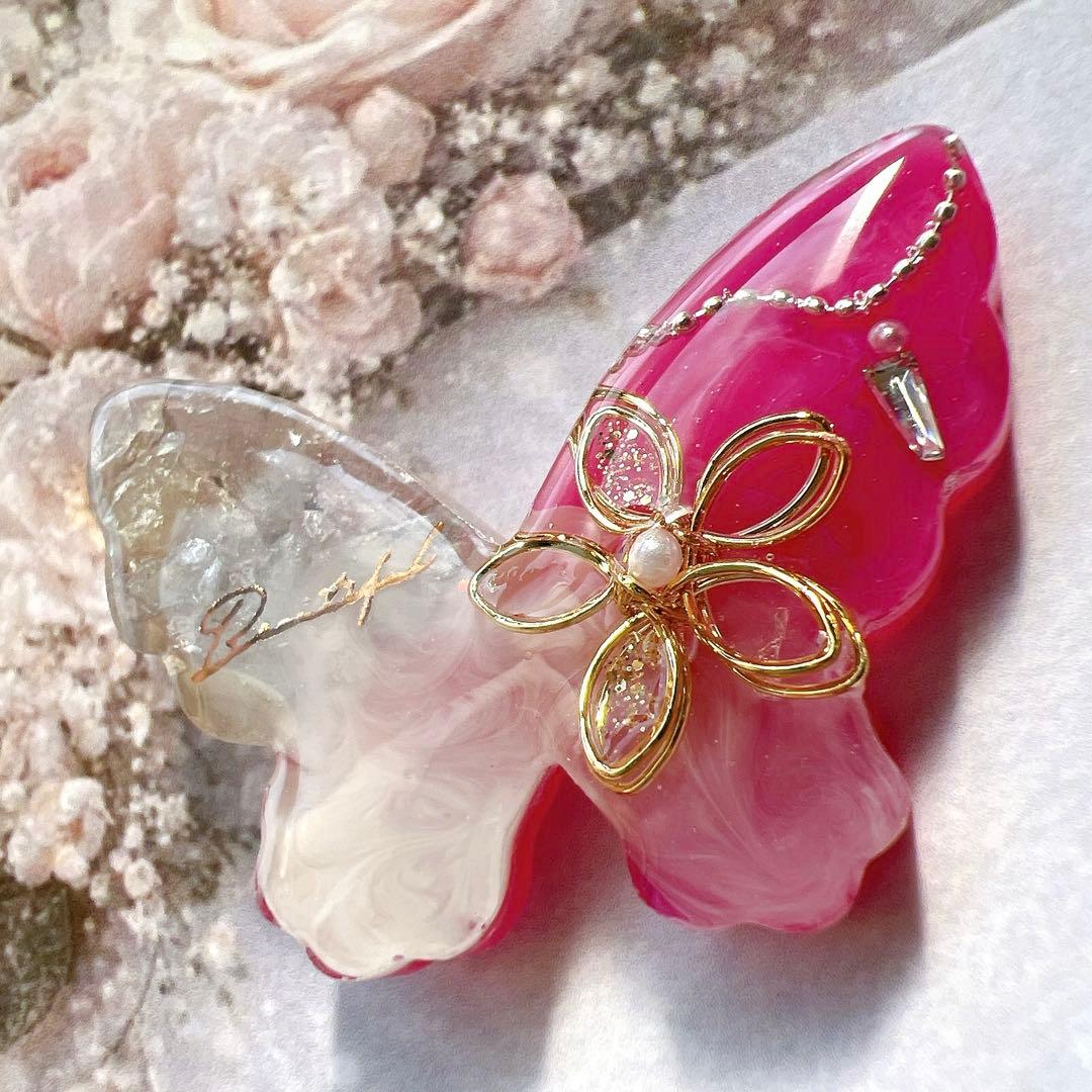 レジン ヘアゴム さざれ石 No.886