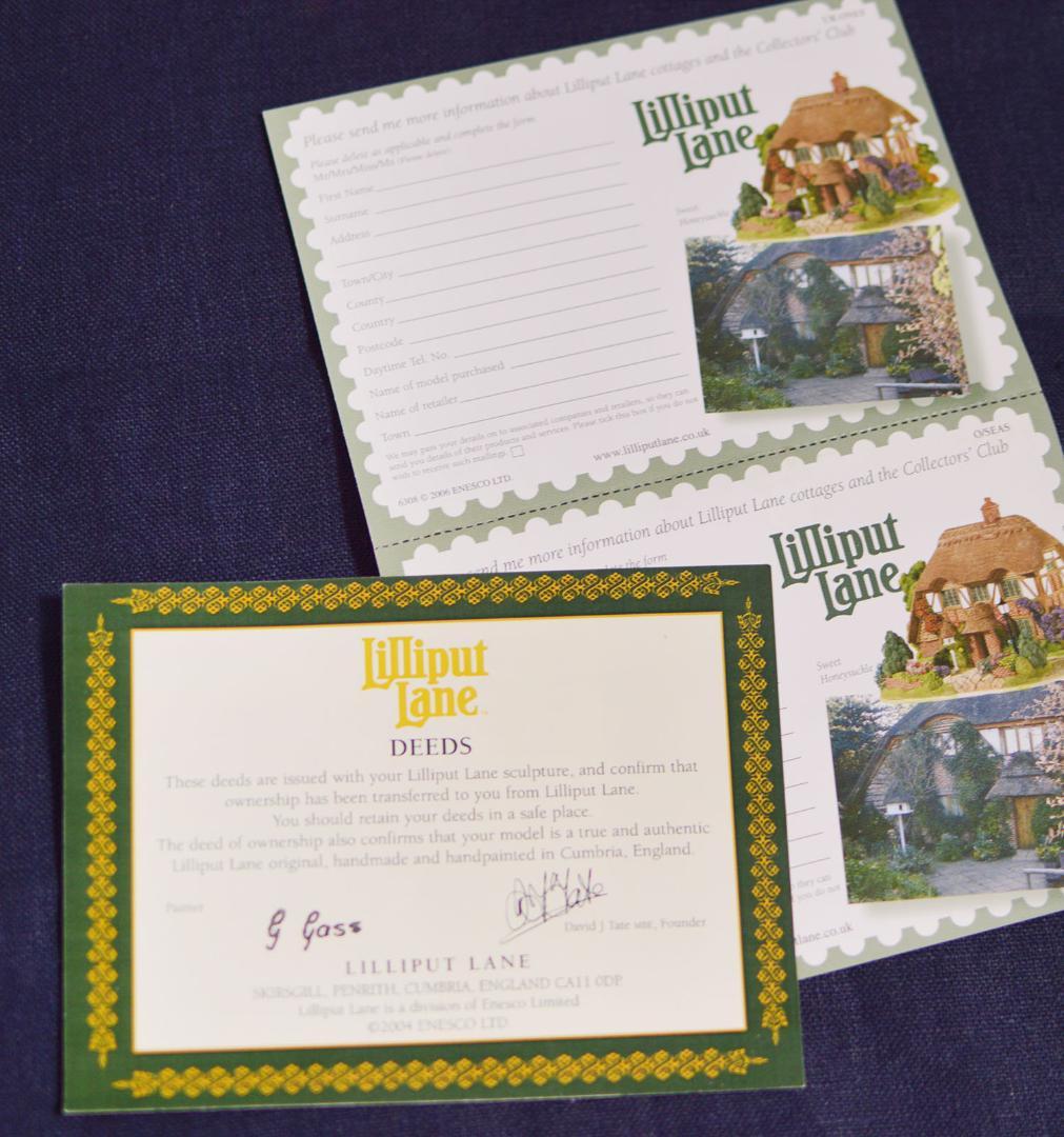 Lilliput Lane ミニチュアハウス　置物　英国のおうち