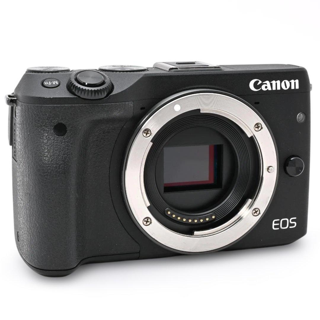 【良品】Canon EOS M3 レンズキット ブラック EF-M15-45mm