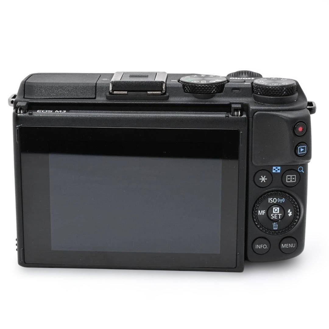 【良品】Canon EOS M3 レンズキット ブラック EF-M15-45mm