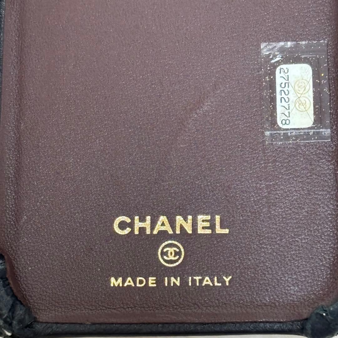 極美品✨CHANEL シャネル キャビアスキン マトラッセ iPhoneX XS