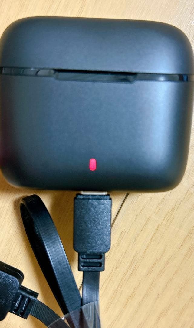 ワイヤレスイヤホン Bluetooth 5.2 ワイヤレス充電 ブラック