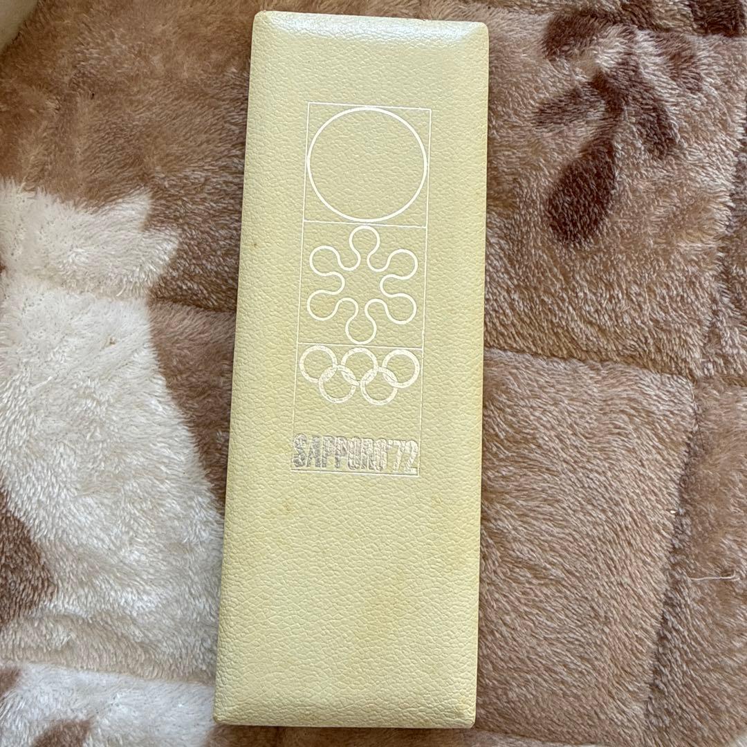 希少！札幌五輪1972公式委員会バッジ紀章ケース付きオリンピック記念品