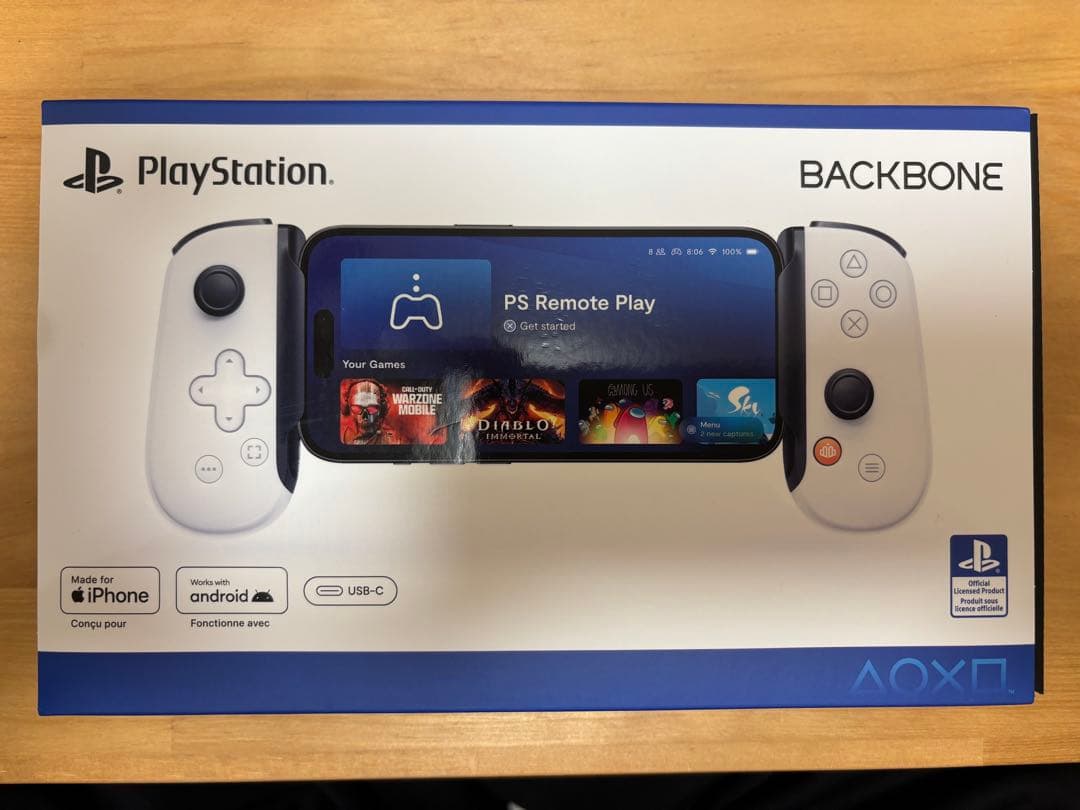 Backbone one コントローラー PSリモートプレイ対応