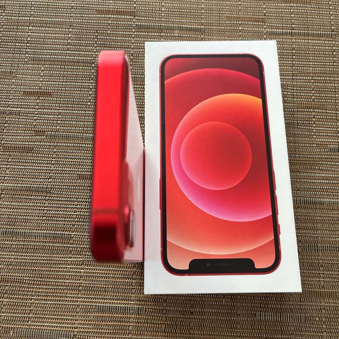 iPhone12 mini 128GB red バッテリー100%