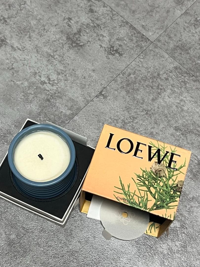 LOEWE アロマキャンドル 青