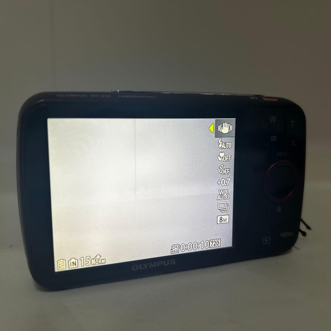 美品　OLYMPUS VH-210 パープル　デジカメ