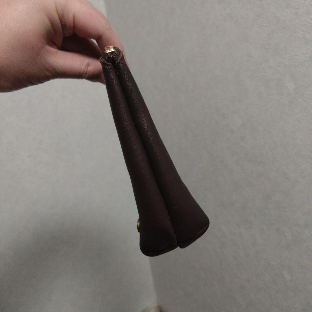 未使用◆vasco（ヴァスコ/バスコ）丘染め　レザートラベルポーチ