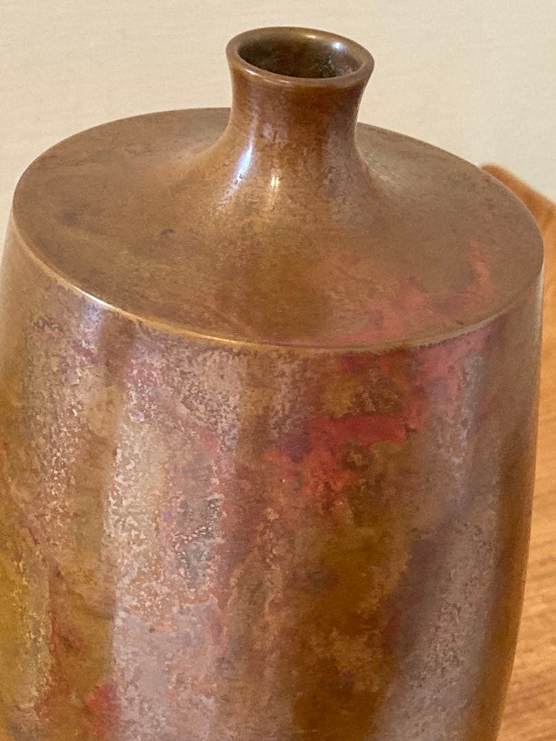 一輪挿し　共箱・栞付き　長谷川雅山　　【花あかり】花瓶　花器
