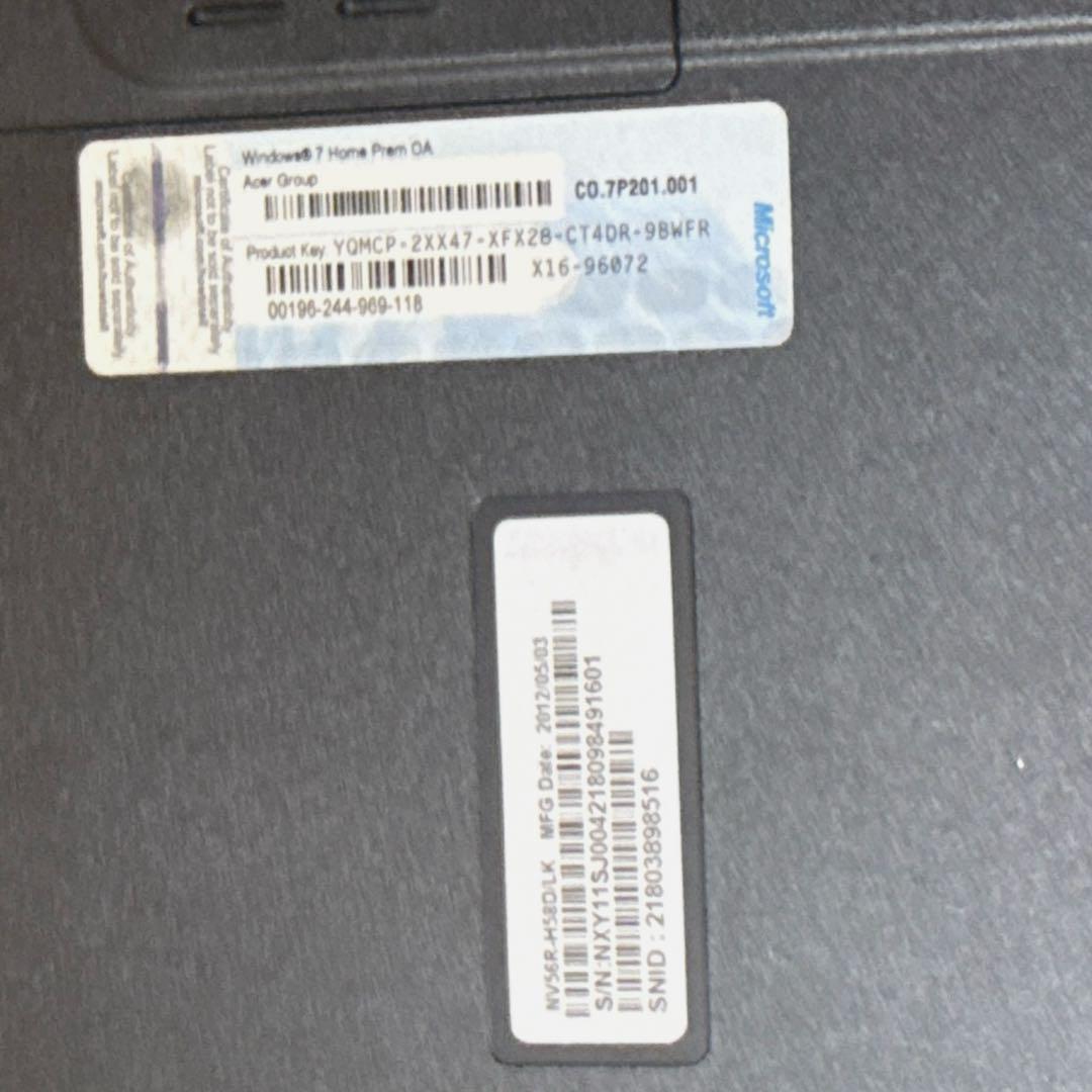 gateway ノートパソコン windows7 corei5