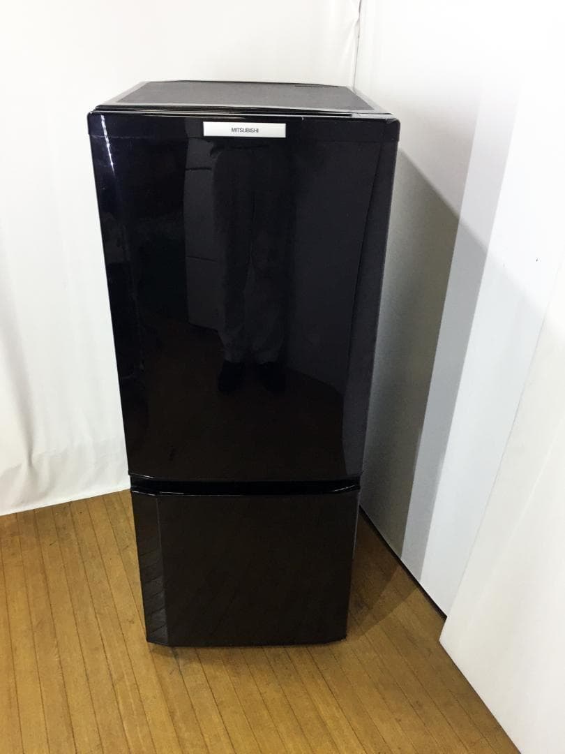 送料無料♦三菱 146L 冷蔵庫【♦MR-P15S-B】