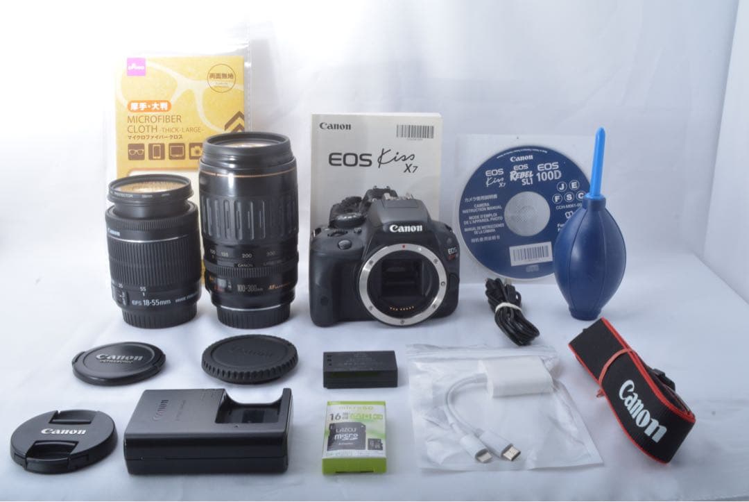 【シャッター数4600回】極美品✨Canon kiss X7 Wレンズセット
