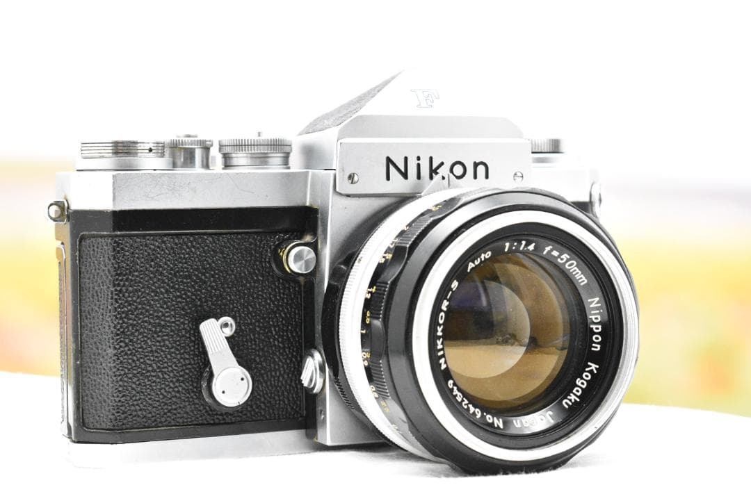 【整備済】 Nikon F アイレベル + NIKKOR 50mm F1.4