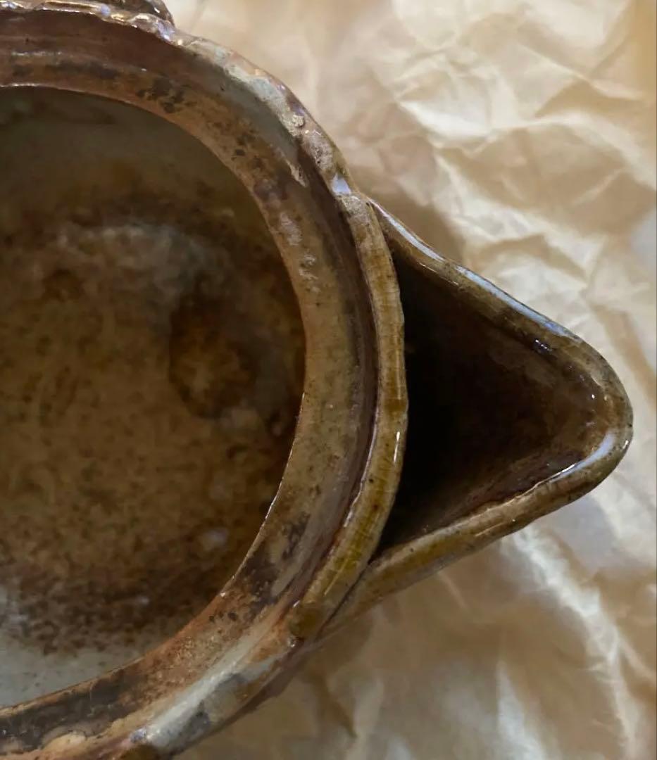 備前焼　茶器　急須　当時物　年代物　銘有り　昭和レトロ　大正レトロ　江戸　希少品